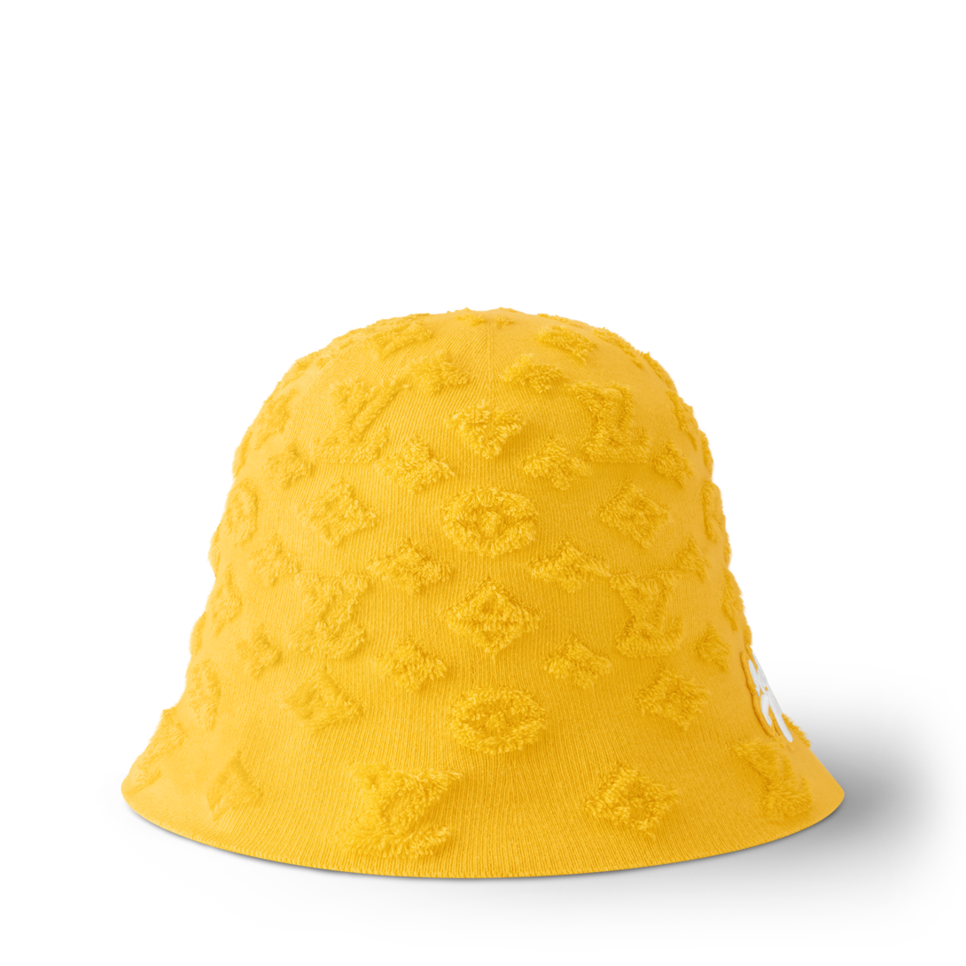 Louis Vuitton バケットハット ホワイト イエロー louis-vuitton--